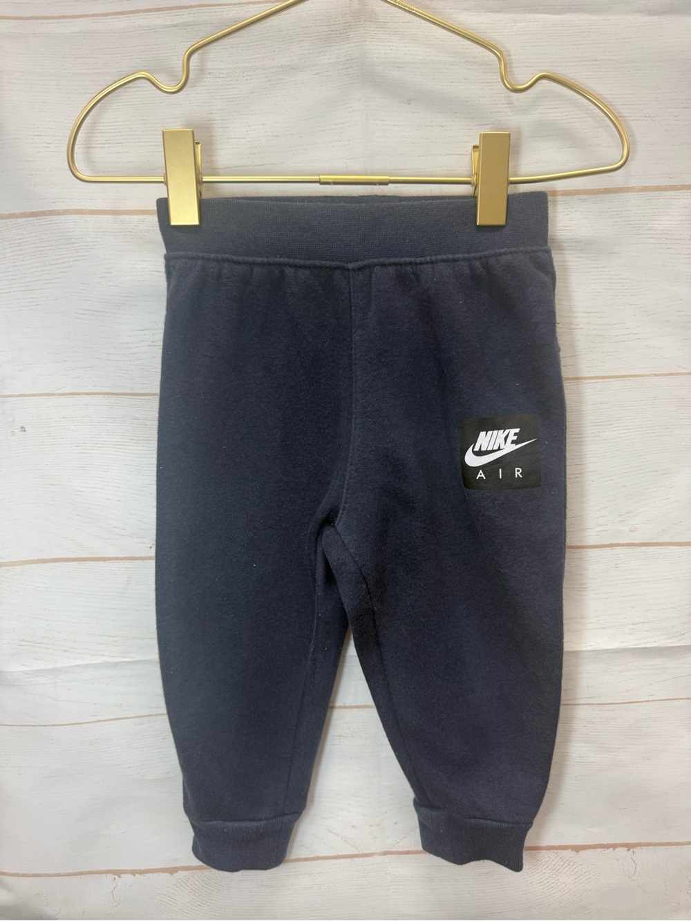 Nike Air Kids Navy Fleece Joggers Size 18 Months